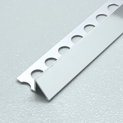 بروفايل نهاية بلاط مثلث مائل زاوية 45 درجة ألمونيو...