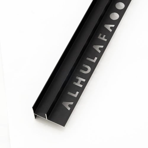 بروفايل تثبيت زجاج الشاور قروف مع ميول المنيوم