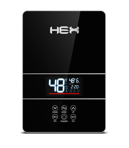 سخانات مياه فورية HEX تحكم ذكي عدة قدرات