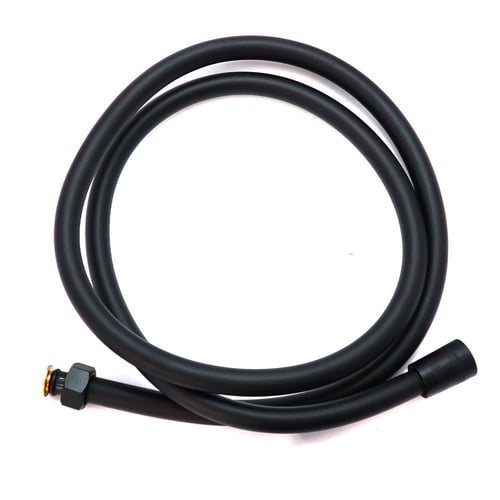 سماعة دش بلاستيك مربع أسود مع اللي YC812 BK