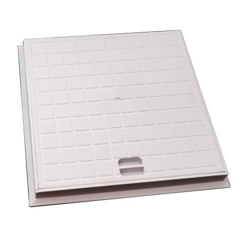 غطاء غرفة تفتيش بلاستيك أبيض