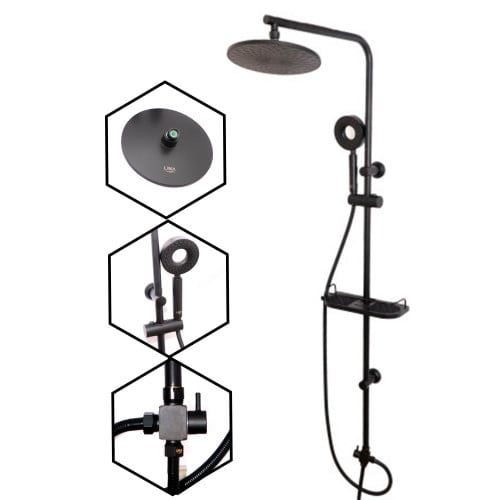 مسطرة دش ليما أسود SH-111