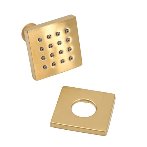 شاور جيت مربع ذهبي مطفي رشاش المياه الحائطى