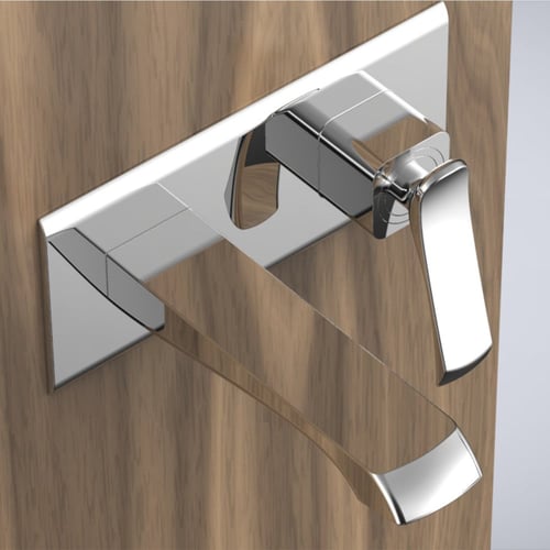 خلاط مغسلة مخفي جداري كروم ليما LM-2096-C