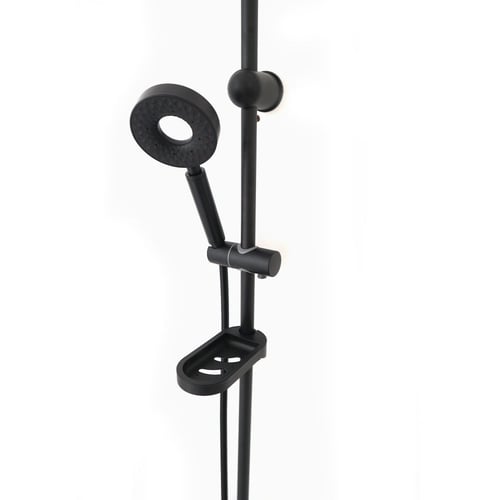 صاعد نازل مسطرة شاور دش مدور خطين صناعة صينية أسود...