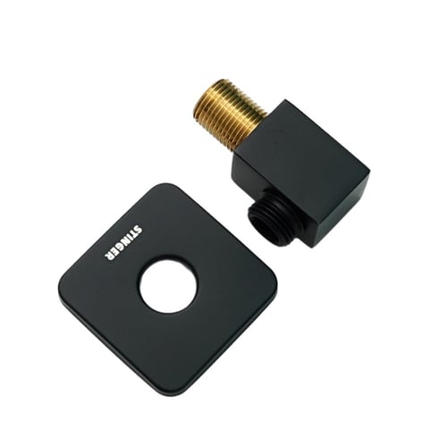 كوع مخرج شطاف مربع اسود