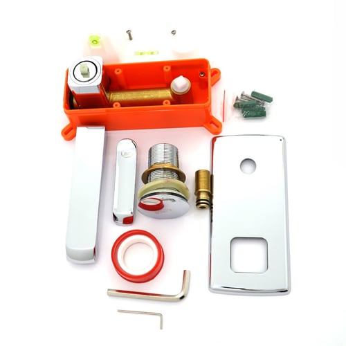 خلاط مغسلة مخفي جداري كروم ليما LM-2096-C