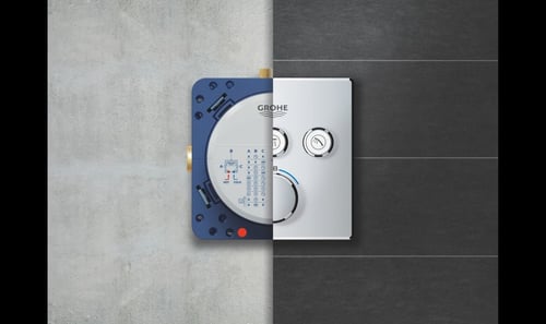 قلب خلاط دش مخفي سمارت بوكس جروهي GROHE ثلاثة مخار...