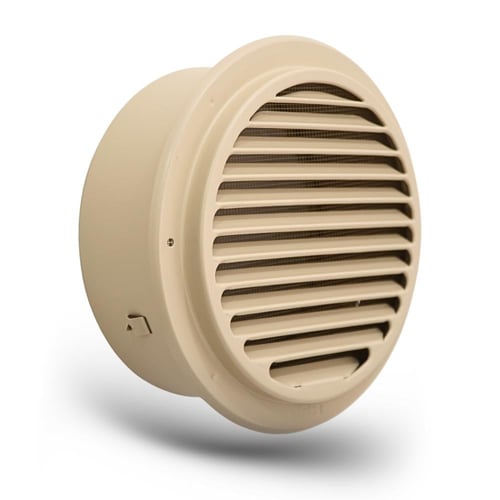 غالق مروحة شفط ستانليس ستيل 304 مطلي HEXCAP