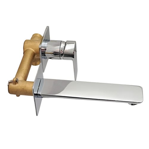 خلاط مغسلة مدفون مربع كروم