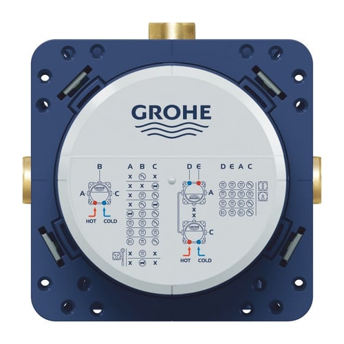 قلب خلاط دش مخفي سمارت بوكس جروهي GROHE ثلاثة مخار...