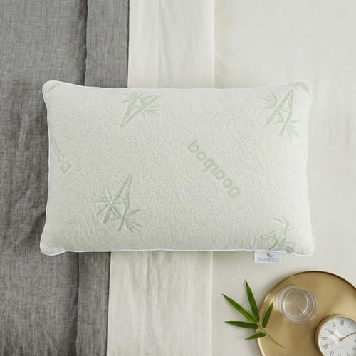 مخدة بامبو ناعمة بحشوة مايكروفيبر 76*50 سم