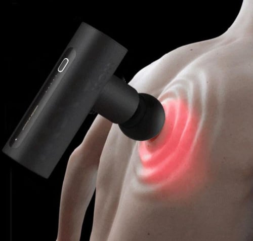 جهاز تدليك للجسم ذكي مع اربع رؤوس تعمل بالشحن مع ب...