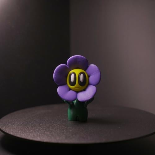 Violet Flower Decor