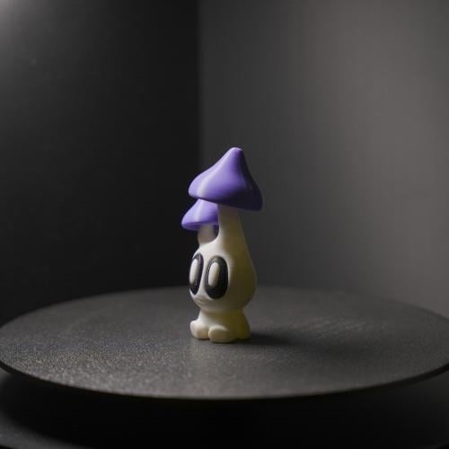 Pink Gill Mushroom Figure