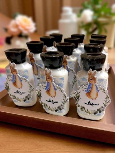 توزيعات لوشن 6 قطع مع الثيم