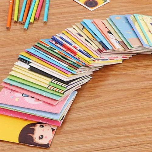 دفتر ملاحظات صغيره 4 قطع شكل عشوائي