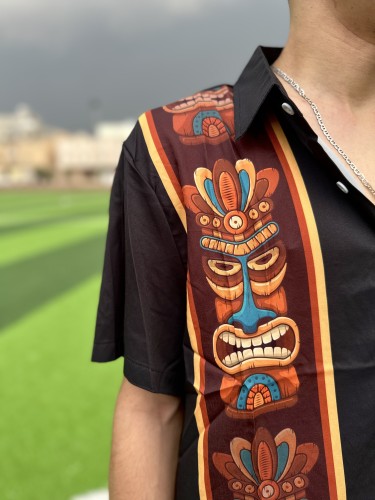 قميص رجالي طباعه بوردقا