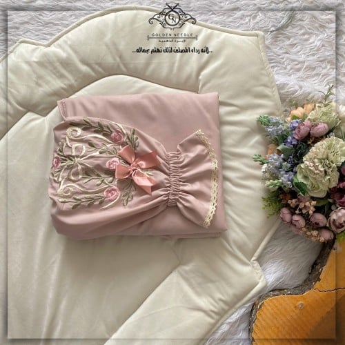 طقم صلاة بلباس موديل عادي مطرز