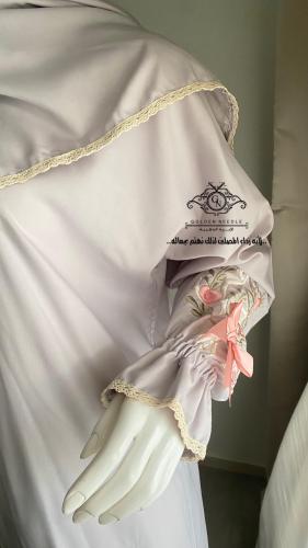 لباس صلاة بطرحة مطرز