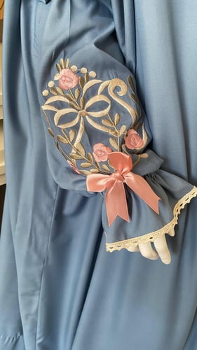 طقم صلاة بلباس موديل عادي مطرز