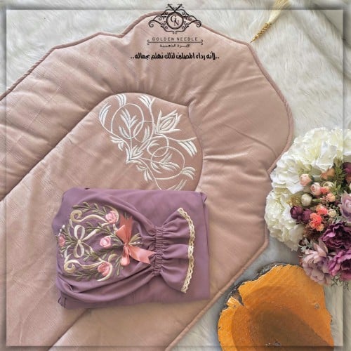 طقم صلاة بلباس موديل عادي وسجادة المحراب