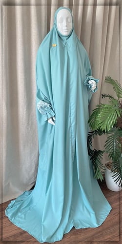 لباس صلاة عادي تركواز