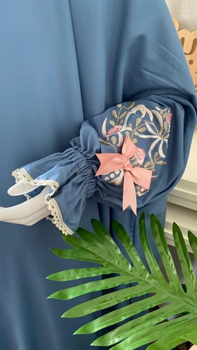 طقم صلاة بلباس موديل عادي مطرز