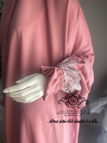 لباس صلاة عادي وردي بدون سجادة