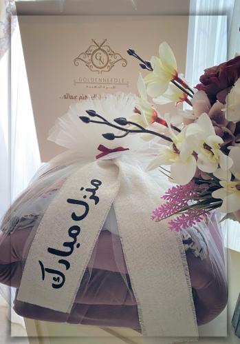 تغليف انيق بعبارة اللهم اجعله عقدا تنعقد فيه سعادت...