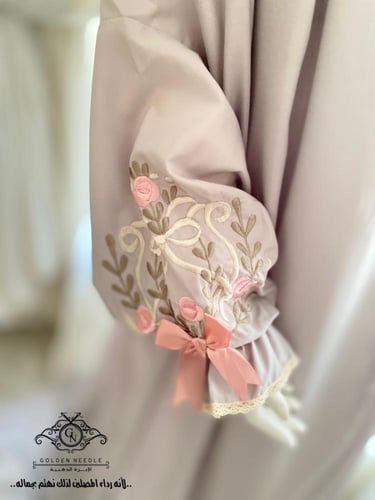 طقم صلاة بلباس موديل عادي مطرز