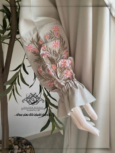 لباس صلاة بطرحة مطرز بلا سجاده