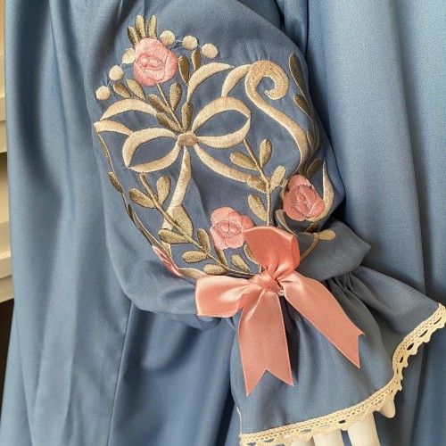 لباس صلاة عادي مطرز بمنتهى الجمال