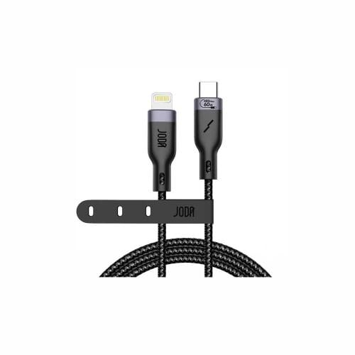 سلك JODA قماشي تايب سي الى لايتنينق بطول 1 متر - ا...