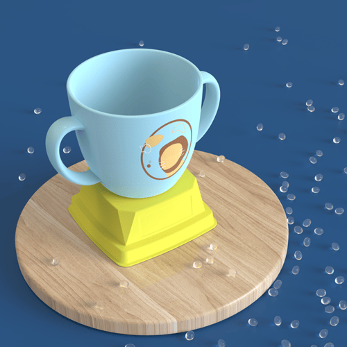 كوب ديريا شامبيون - ازرق