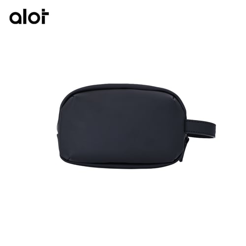 شنطة يد Alot جلد مقاس 11*7*16 سم - ازرق ورمادي