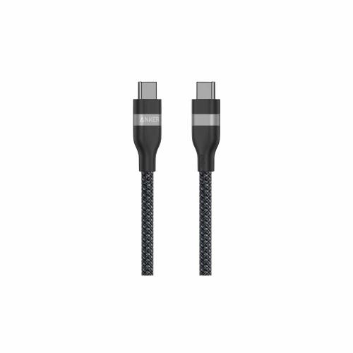 سلك انكر تايب سي الى تايب سي 240 واط 1.8 سم - اسود