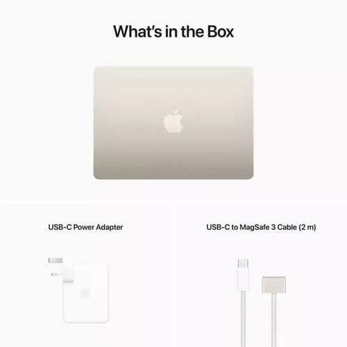 ماك بوك اير 13 بوصة شريحة ابل M2 مع معالج ثماني ال...