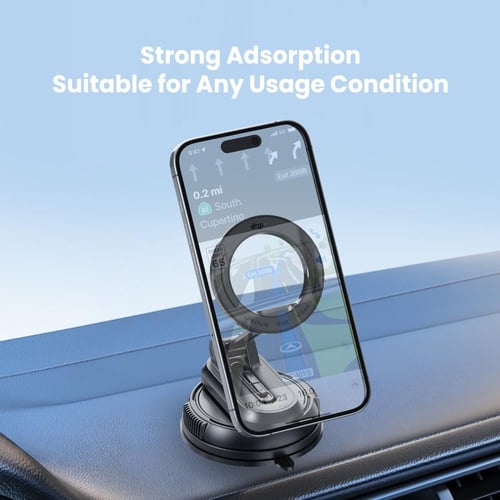 ستاند دريب مغناطيسي للجوال قابل للطي وللدوران 360...