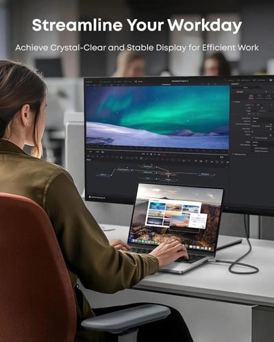 سلك انكر نانو تايب سي الى HDMI بطول 1.8 م يدعم 4K...