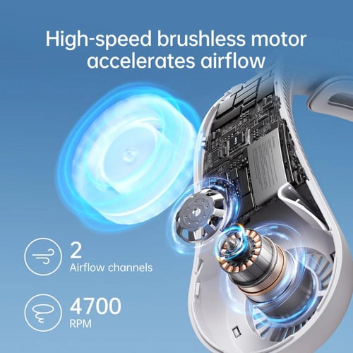 مروحة تبريد جيسو لايف للرقبة بسعة 5000 ملي امبير