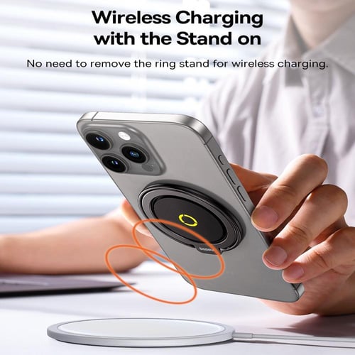 مسكة خاتم مغناطيسية مع ستاند بيسوس ماج برو - ذهبي