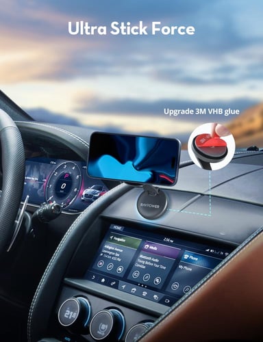 ستاند جوال راف باور ماج سيف للسيارة 360 درجة