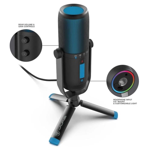 ميكروفون JLab Pro يو اس بي - اسود