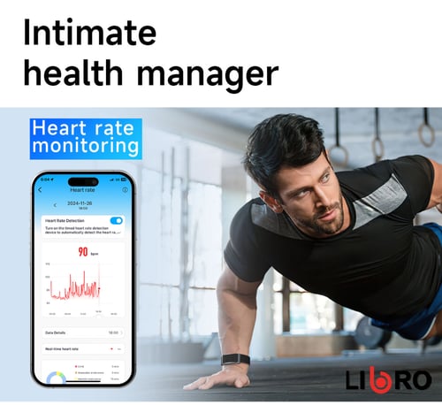 سوارة تتبع ذكية ليبرو LIB-A150H - اسود