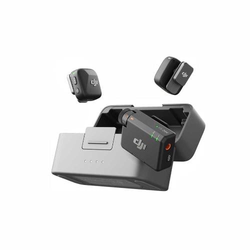 ميكروفون DJI ميني (2 جهاز إرسال + 1 جهاز استقبال +...