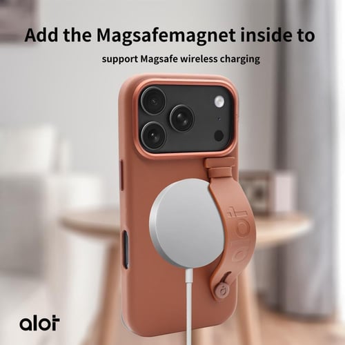 كفر حماية Alot نوبل للايفون 17 برو ماكس - بني