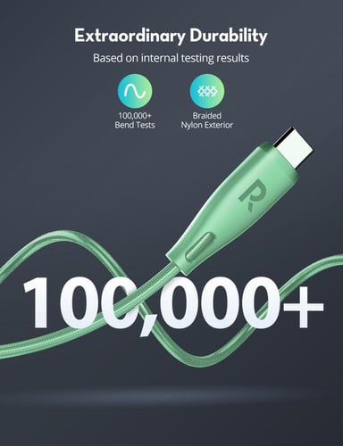 سلك راف باور تايب سي الى تايب سي نايلون بقوة 60 وا...