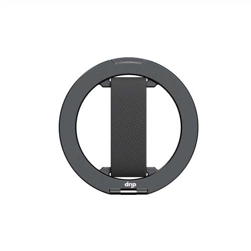 مسكة مغناطيسية وستاند جوال دريب - اسود