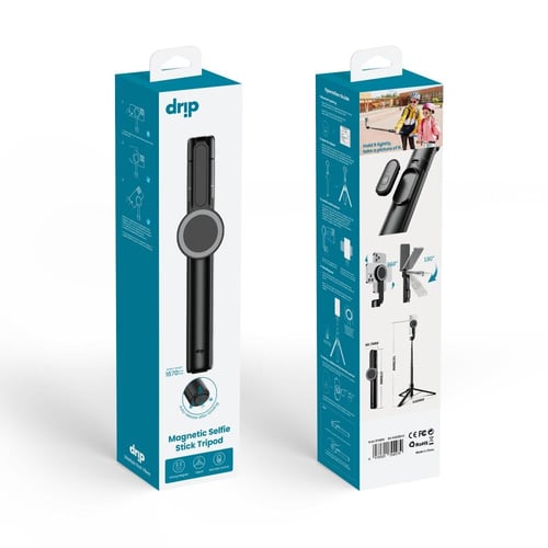 عصا سيلفي دريب مغناطيسي قابل للتمديد مع حامل ثلاثي...